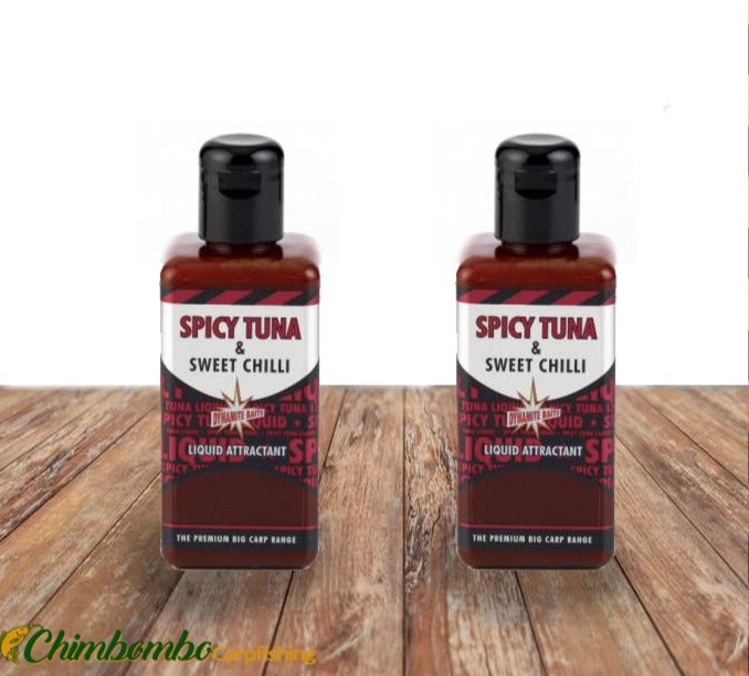 DYNAMITE SPICY TUNA SWEET CHILI 250ML - Carpfishingbarato CHIMBOMBO LIQUIDO DIP