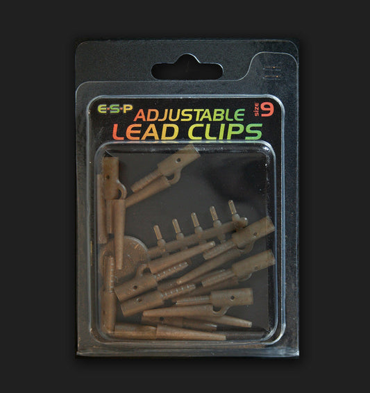 E.S.P Adjustable Lead Clips Size 9 - Carpfishingbarato CHIMBOMBO LEAD CLIP