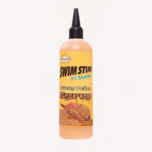 DYNAMITE SWIM STIM STICKY PELLET SYRUP RED KRILL 300ML - Carpfishingbarato CHIMBOMBO LIQUIDO