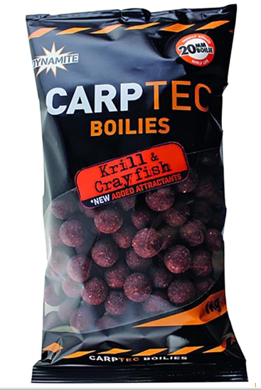 BOILIES CARPTEC KRILL Y CRAYFISH 900G 20 MM