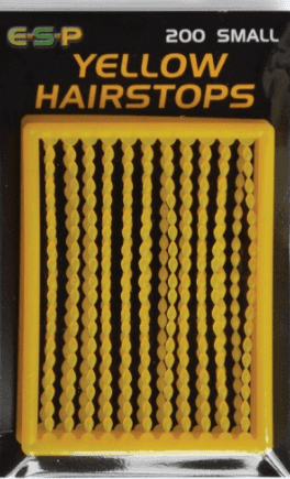 E.S.P. YELLOW HAIRSTOPS SMALL 200 - Carpfishingbarato CHIMBOMBO TOPES