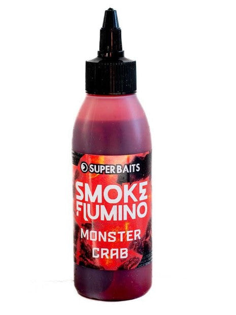 SUPERBAITS FLUMINO MONSTER CRAB 125ML - Carpfishingbarato CHIMBOMBO LIQUIDO FLUMINO