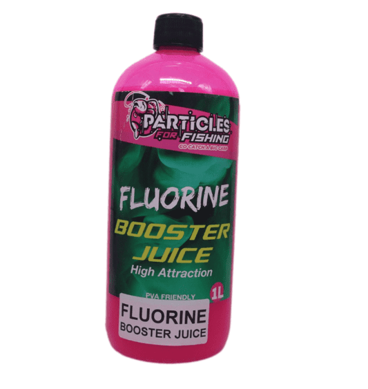 PARTICLES FOR FISHING BOOSTER FLUORINE 1 L - Carpfishingbarato CHIMBOMBO LIQUIDO BOOSTER