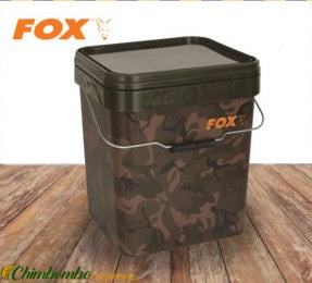 FOX  CAMO SQUARE BUCKET 17 L - Carpfishingbarato CHIMBOMBO CUBO