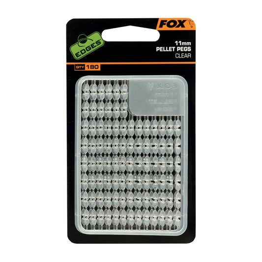 FOX PELLET PEGS CLEAR 11MM - Carpfishingbarato CHIMBOMBO TOPES