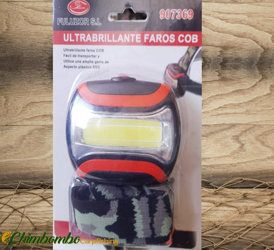 FULUZOR FRONTAL ULTRABRILLANTE FAROS COB - Carpfishingbarato CHIMBOMBO LINTERNA FRONTAL