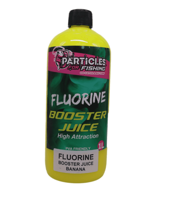 PARTICLES FOR FISHING BOOSTER FLUORINE 1 L - Carpfishingbarato CHIMBOMBO LIQUIDO BOOSTER