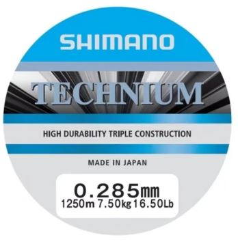 Hilo Shimano Technium 1250m 0.285mm 7.5kg grey