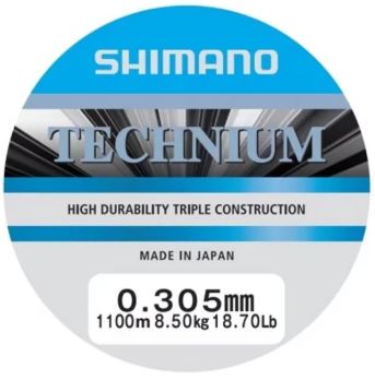 Hilo Shimano Technium 1100m 0.305mm 8.5kg grey