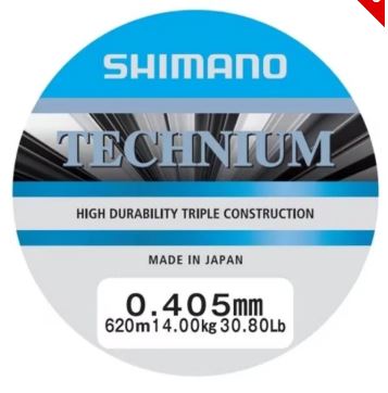 Hilo Shimano Technium 620m 0.405mm 14kg grey