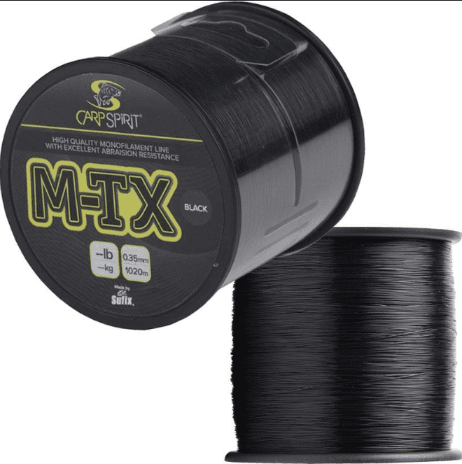 CARP SPIRIT M-TX 0.28 MM 1410 M BLACK - Carpfishingbarato CHIMBOMBO HILO