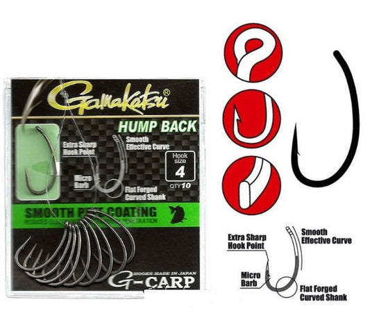 GAMAKATSU HUMP BACK Nº4 - Carpfishingbarato CHIMBOMBO anzuelo