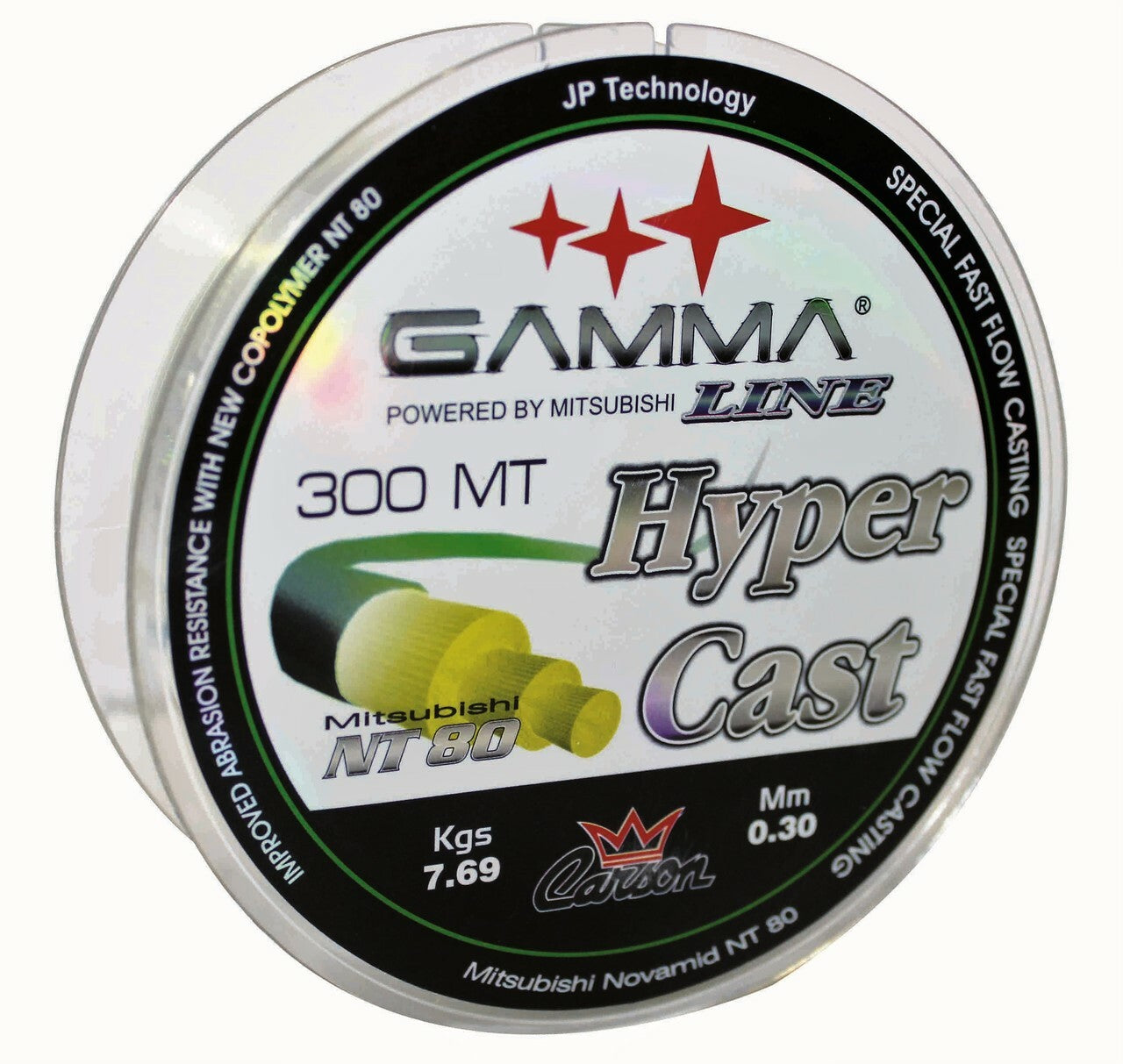 GAMMA HYPER CAST 300MT 10.54KG 0.35MM - Carpfishingbarato CHIMBOMBO HILO