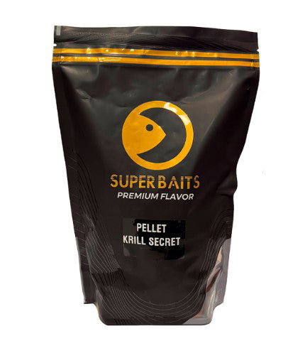 SUPERBAITS PELLET KRILL SECRET 14 MM - Carpfishingbarato CHIMBOMBO PELLETS