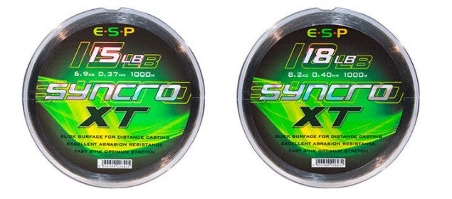 ESP Syncro XT Line 0.40MM 18LB 1000M - Carpfishingbarato CHIMBOMBO HILO