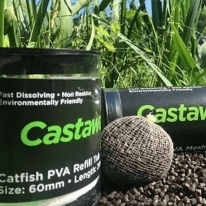 CASTAWAY CATFISH PVA REFILL TUBE 60MM 7M - Carpfishingbarato CHIMBOMBO MALLA