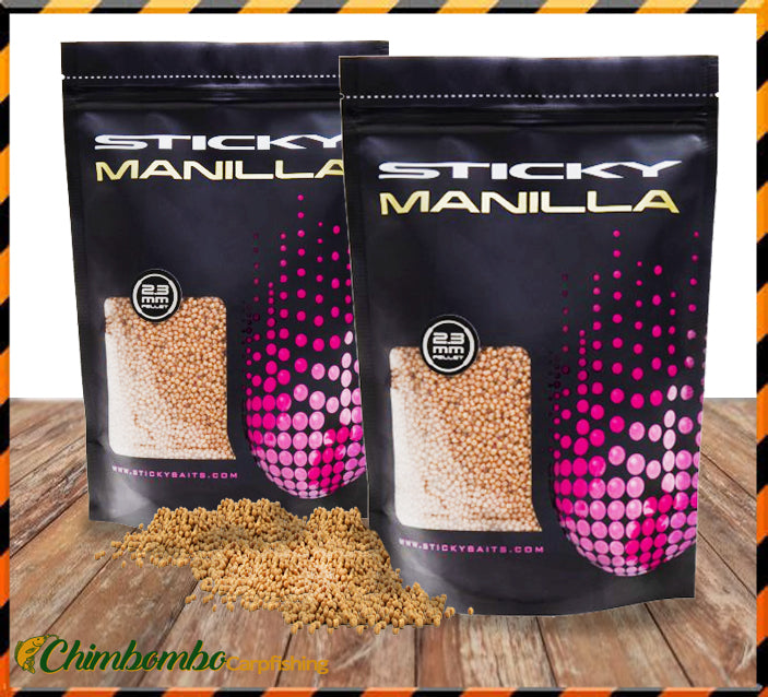 STICKY PELLETS MANILLA 2.3MM - Carpfishingbarato CHIMBOMBO 