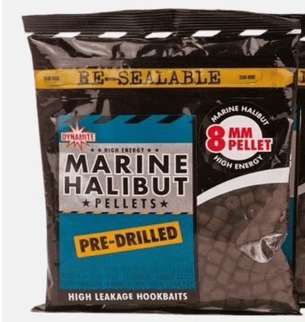 DYNAMITE MARINE HALIBUT PELLETS PRE-DRILLED 8 MM - Carpfishingbarato CHIMBOMBO PELLETS