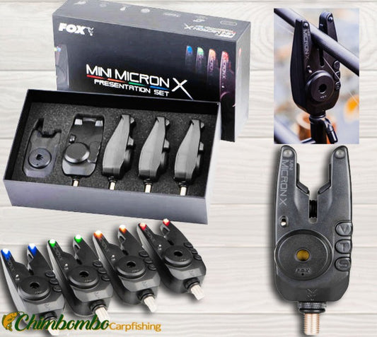 MINI MICRON X FOX 4+1 - Carpfishingbarato CHIMBOMBO ALARMAS