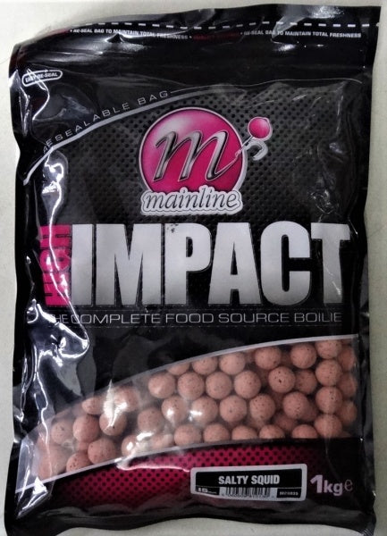 Mainline Hi Impact Boilies SALTY SQUID 1kg - Carpfishingbarato CHIMBOMBO BOILIES