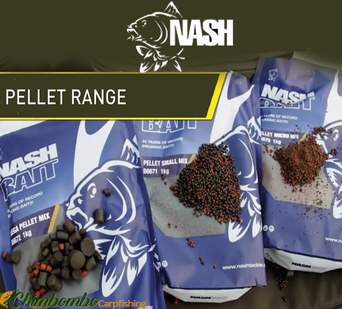 NASH BAIT MICRO PELLETS  MIX 1KG B6670 - Carpfishingbarato CHIMBOMBO PELLETS