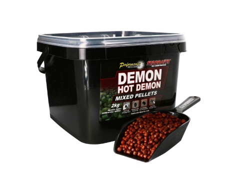 Pellets Starbaits Hot Demon Mixed Pellets 2kg + Pala