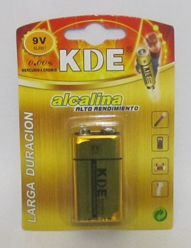 PILA KDE 9V 6LR61 - Carpfishingbarato CHIMBOMBO PILA