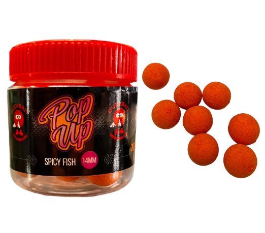 Dudi Baits Spicy Fish Pop Up 14mm