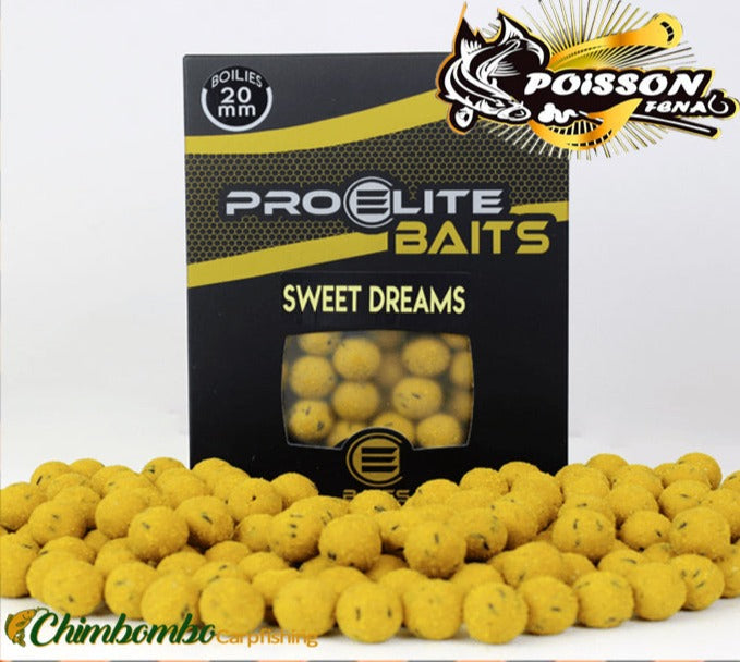 POISSON PRO ELITE BAITS SWEET DREAMS BOILIES 20MM - Carpfishingbarato CHIMBOMBO BOILIES