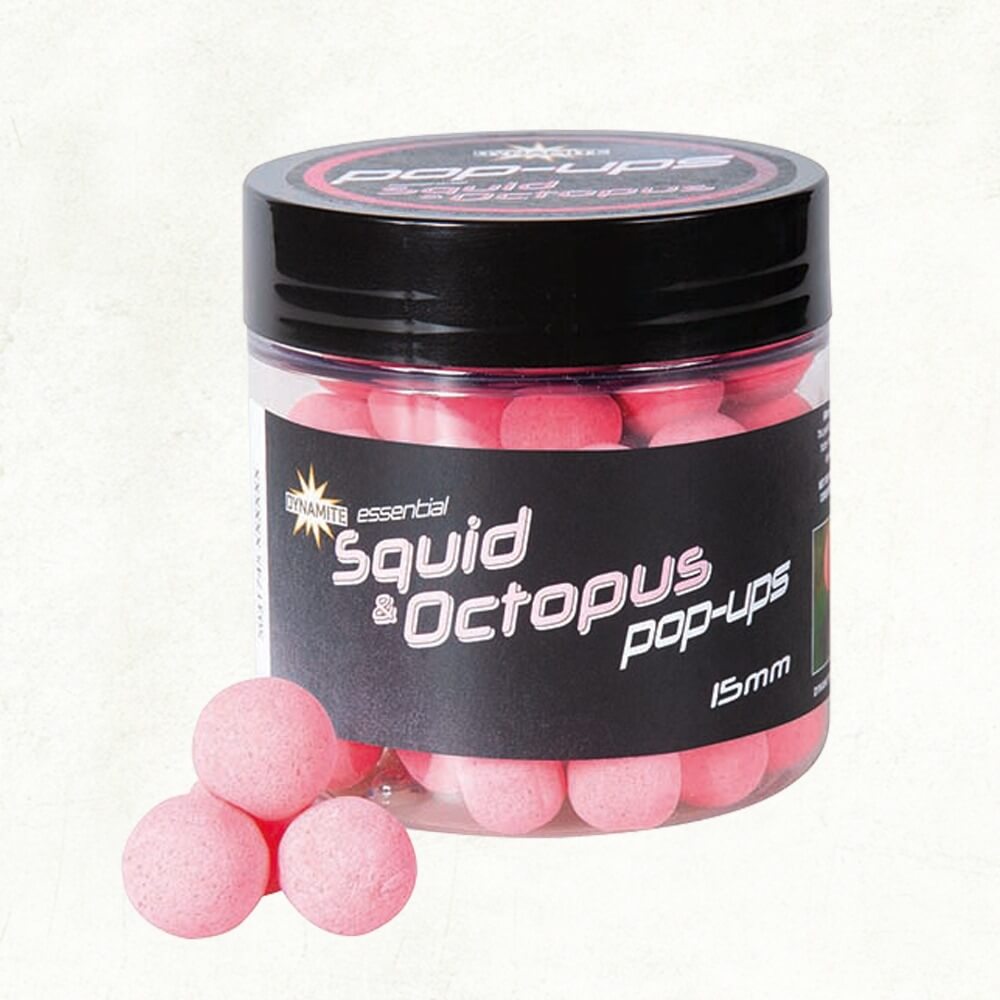 DYNAMITE POP UPS SQUID &amp; OCTOPUS 15 MM - Carpfishingbarato CHIMBOMBO POP UPS