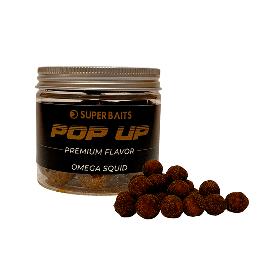 SUPERBATIS PREMIUM POP UPS OMEGA SQUID 15MM - Carpfishingbarato CHIMBOMBO POP UPS