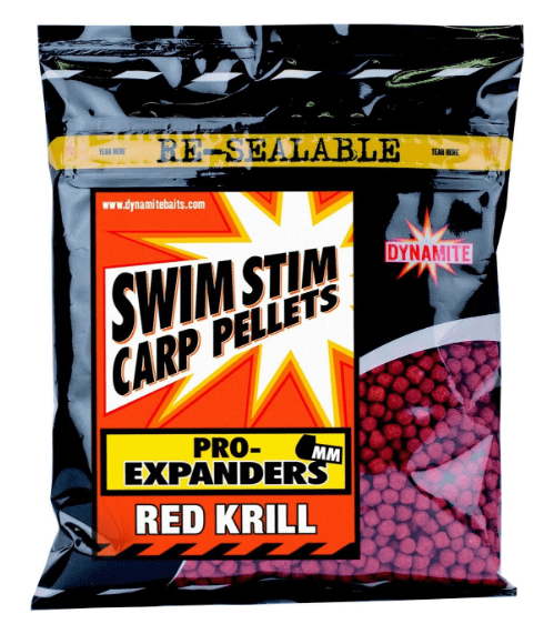 DYNAMITE SWIM STIM PRO-EXPANDERS RED KRILL 4 MM - Carpfishingbarato CHIMBOMBO PELLETS