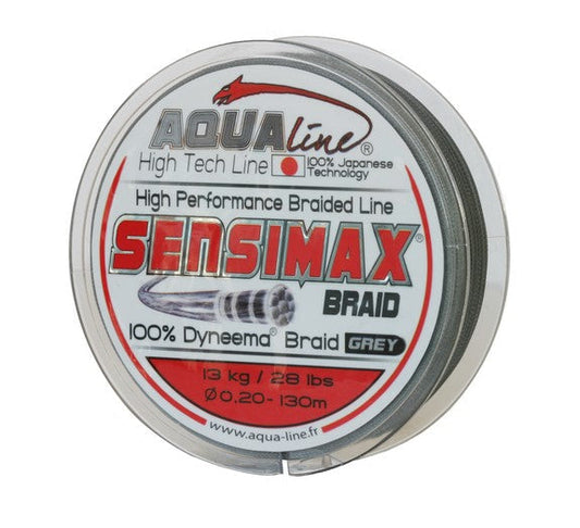 FUN FISHING AQUALINE SENSIMAX 28LB-0,20MM/13KG  130M - Carpfishingbarato CHIMBOMBO HILO TRENZADO