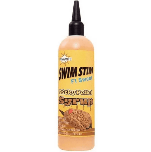 DYNAMITE BAITS STICKY PELLET SYRUP F1 SWEET 300ML - Carpfishingbarato CHIMBOMBO LIQUIDO