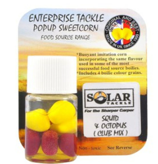 Enterprise Tackle Pop Up Sweetcorn Solar (Squid & Octopus)