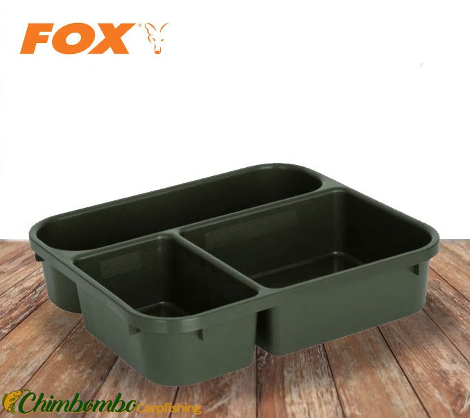 SQUARE BUCKET INSERT 17LT FOX - Carpfishingbarato CHIMBOMBO ORGANIZADOR