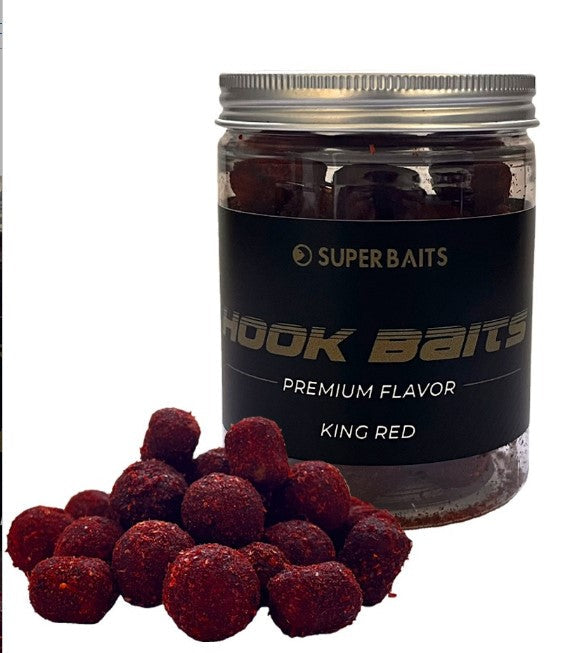 SUPERBAITS HOOKBAITS KING RED - Carpfishingbarato CHIMBOMBO HOOKBAITS