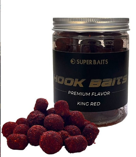 SUPERBAITS HOOKBAITS KING RED - Carpfishingbarato CHIMBOMBO HOOKBAITS