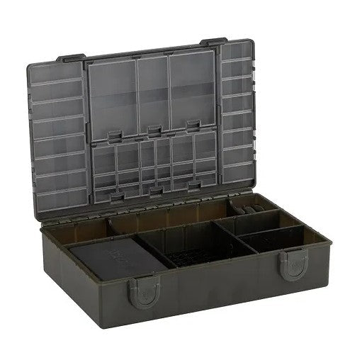 FOX MEDIUM TACKLE BOX-LOADED - Carpfishingbarato CHIMBOMBO CAJA RIGIDA