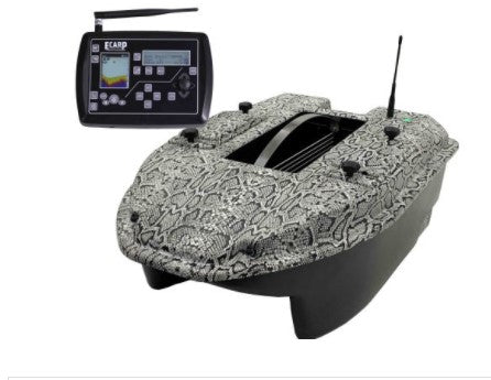 BARCO CEBADOR CARPIO C3 SERPIENTE BLANCO WIFI - Carpfishingbarato CHIMBOMBO BARCO CEBADOR