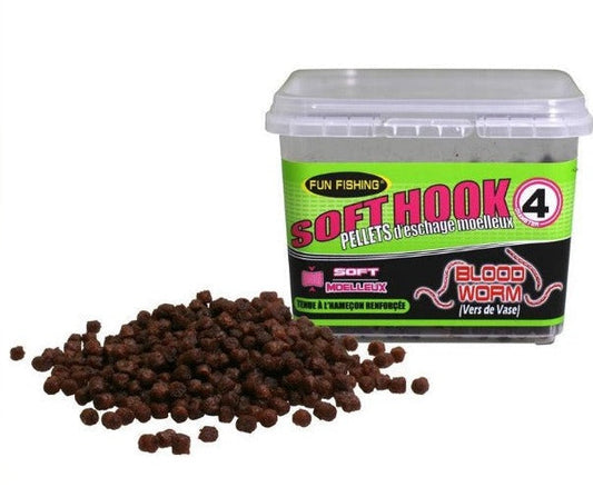 FUN FISHING SOFT HOOK PELLET BLOOD WORM 4MM - Carpfishingbarato CHIMBOMBO PELLETS