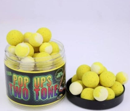 POISSON FENAG FLURO POP UPS TWO TONE PINEAPPLE SCOPEX 14-20 MM - Carpfishingbarato CHIMBOMBO 