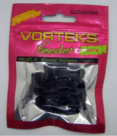 VORTEKS FEEDER  PELLET 10MM AROMA SALMON 15 PIEZAS - Carpfishingbarato CHIMBOMBO 