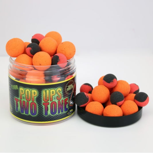 POISSON FENAG FLURO POP UPS TWO TONE 14 Y 20 MM KRILL &amp; CRAB - Carpfishingbarato CHIMBOMBO POP UPS