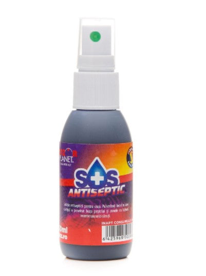 SENZOR PLANET – SOS ANTISEPTIC 50ML - Carpfishingbarato CHIMBOMBO ANTISEPTICO