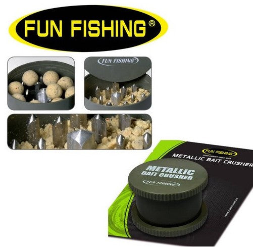 FUN FISHING METALLIC BAIT CRUSHER - Carpfishingbarato CHIMBOMBO CRUSHER