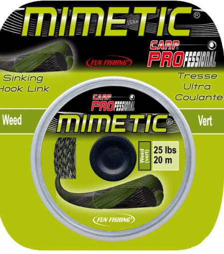 FUN FISHING MIMETIC VERDE 20 LB 20M - Carpfishingbarato CHIMBOMBO HILO TRENZADO