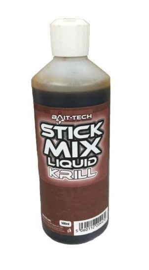 Bait-Tech Atrayente Stick Mix Liquid Krill 500 ml - Carpfishingbarato CHIMBOMBO LIQUIDO