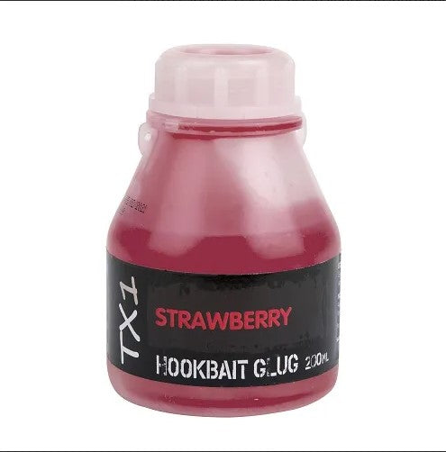 SHIMANO BAIT TX1 HOOKBAIT GLUG STRAWBERRY DIP 200 ML - Carpfishingbarato CHIMBOMBO LIQUIDO