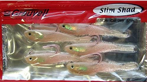 VINILO GRAUVELL SLIM SHAD 7.5 CM J13 5PCS - Carpfishingbarato CHIMBOMBO VINILO